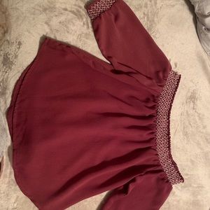 Maurices Cropped shirt
